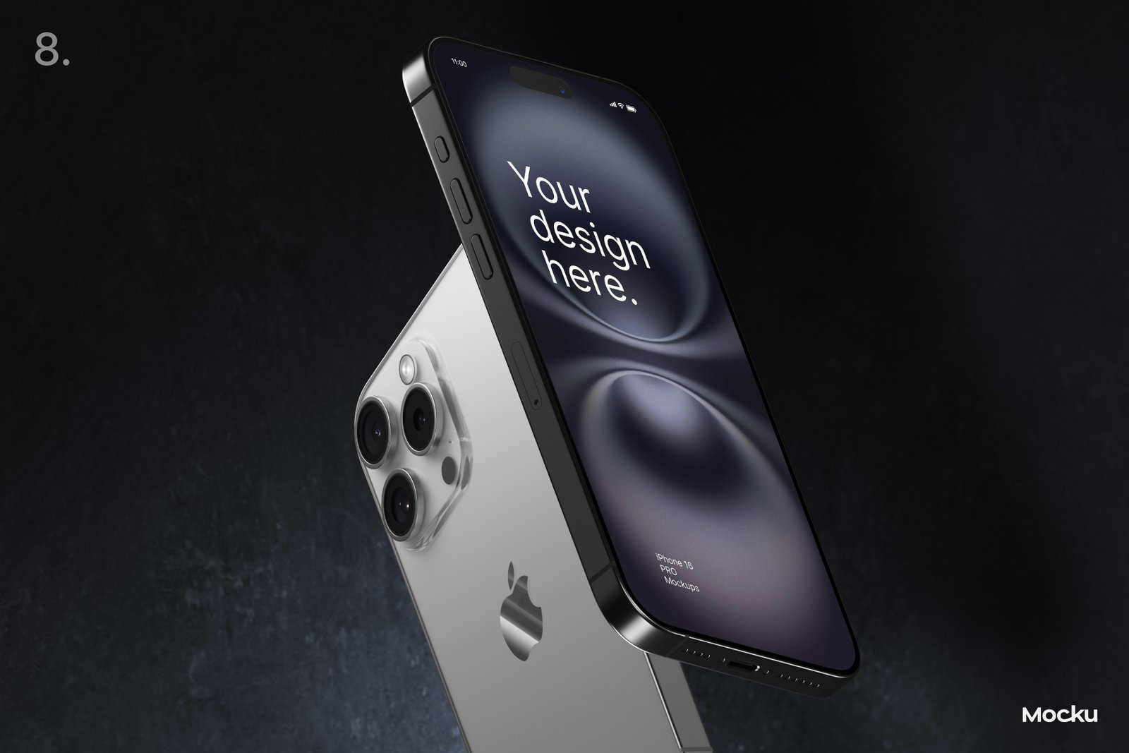 Iphone 16 Mockups - Industrial set