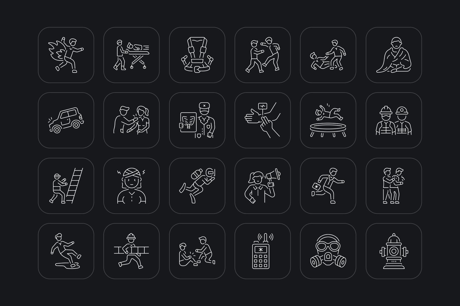Help and Emergency Icons Set