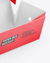 Paper Food Box Mockup
