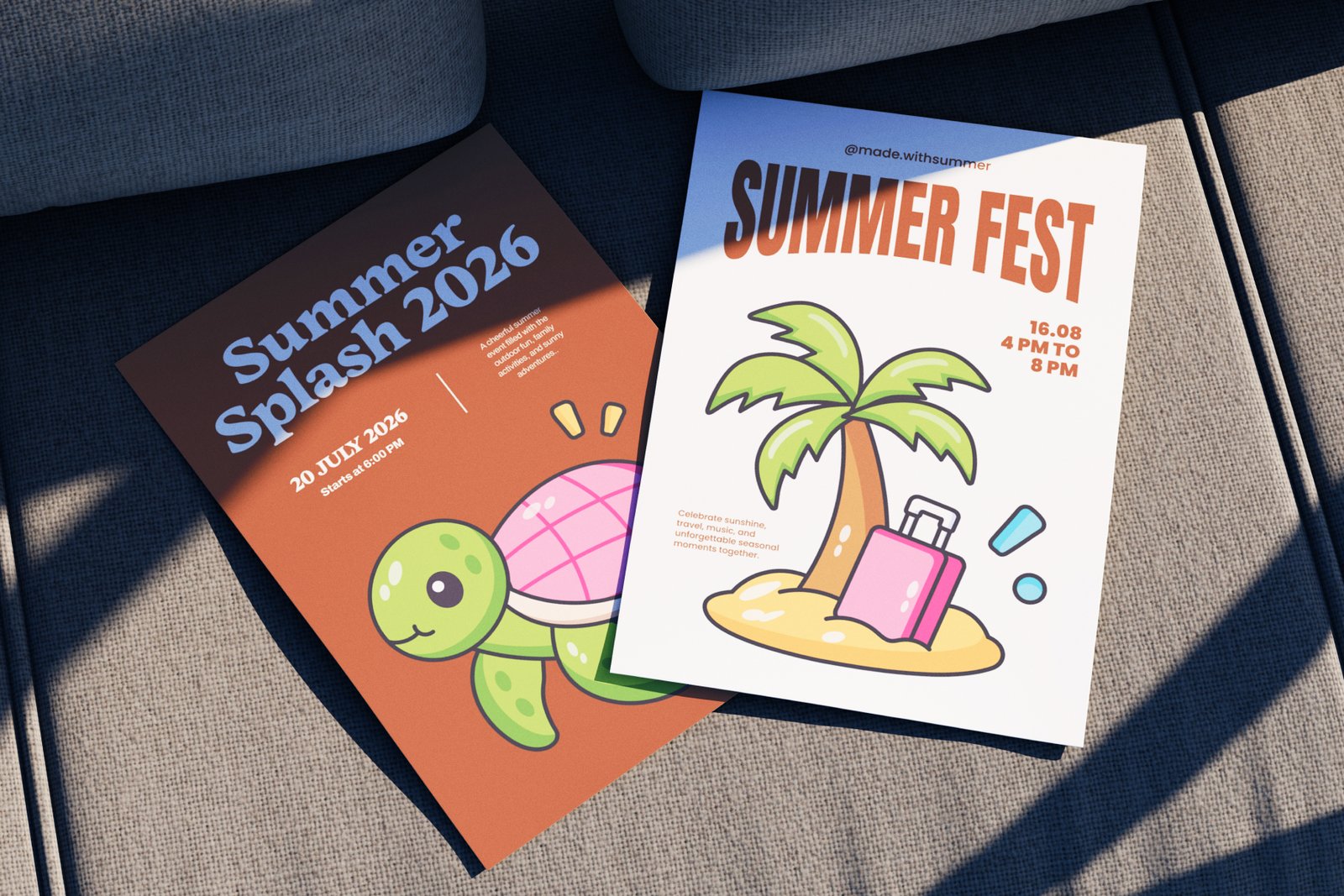 150 Summer Flat Icons Bundle