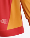 Long Sleeve Training Jacket Mockup - Back Half Side View