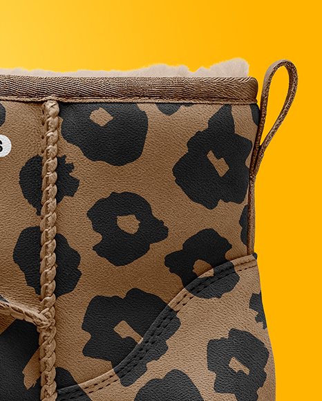 Pair of Women's UGG Boots Mockup
