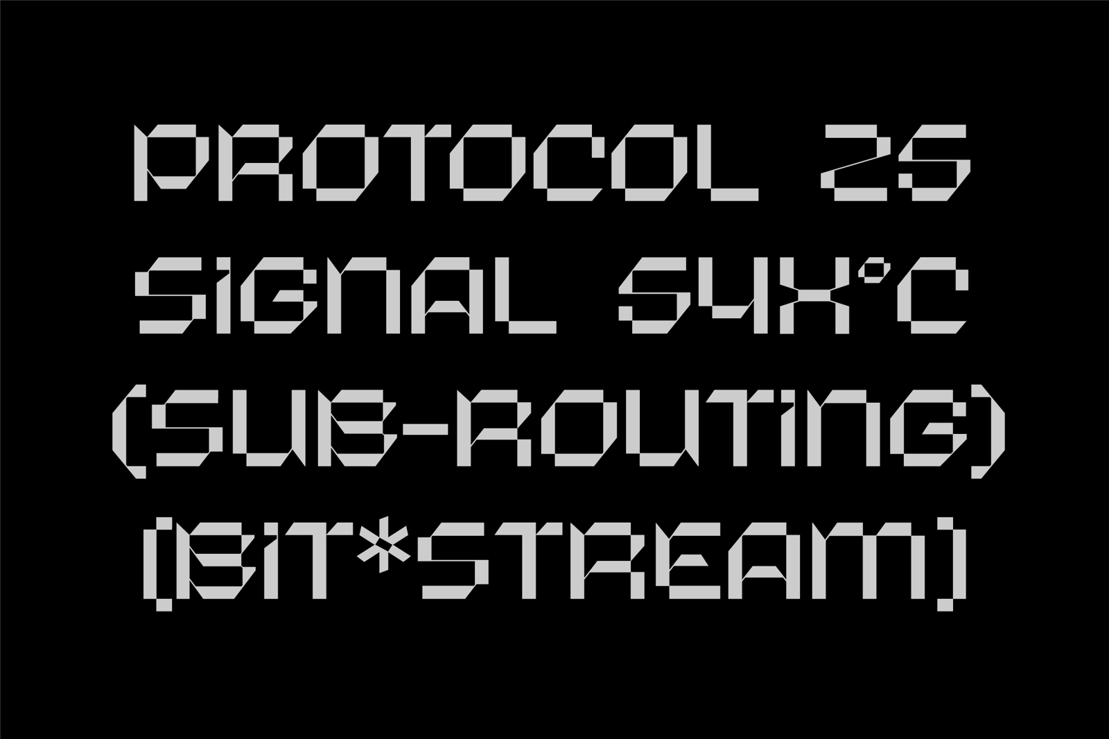 Microbots - Futuristic Font