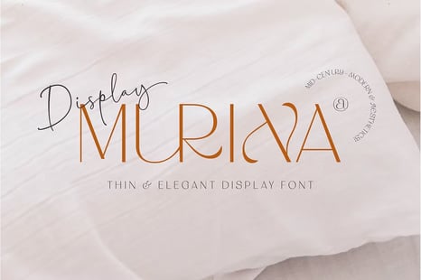 Murina Elegant Display Font - Modern sans serif font