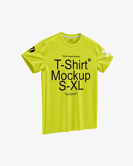 Crew Neck T-Shirt Mockup - T shirt sweatshirt hoodie mockup set
