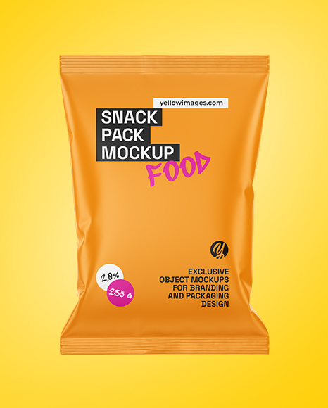 Matte Snack Pack Mockup