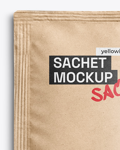 Kraft Paper Sachet Mockup
