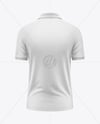 Men's Short Sleeve Raglan Polo Mockup