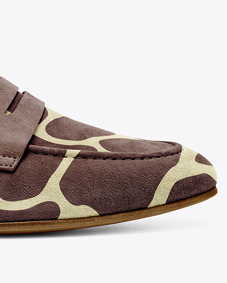Suede Loafer Mockup