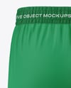 Men’s Sports Shorts Mockup – Back View