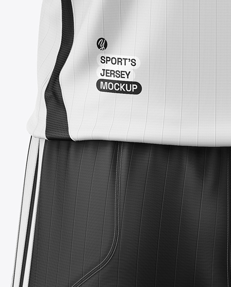 Soccer Kit Mockup - Back View