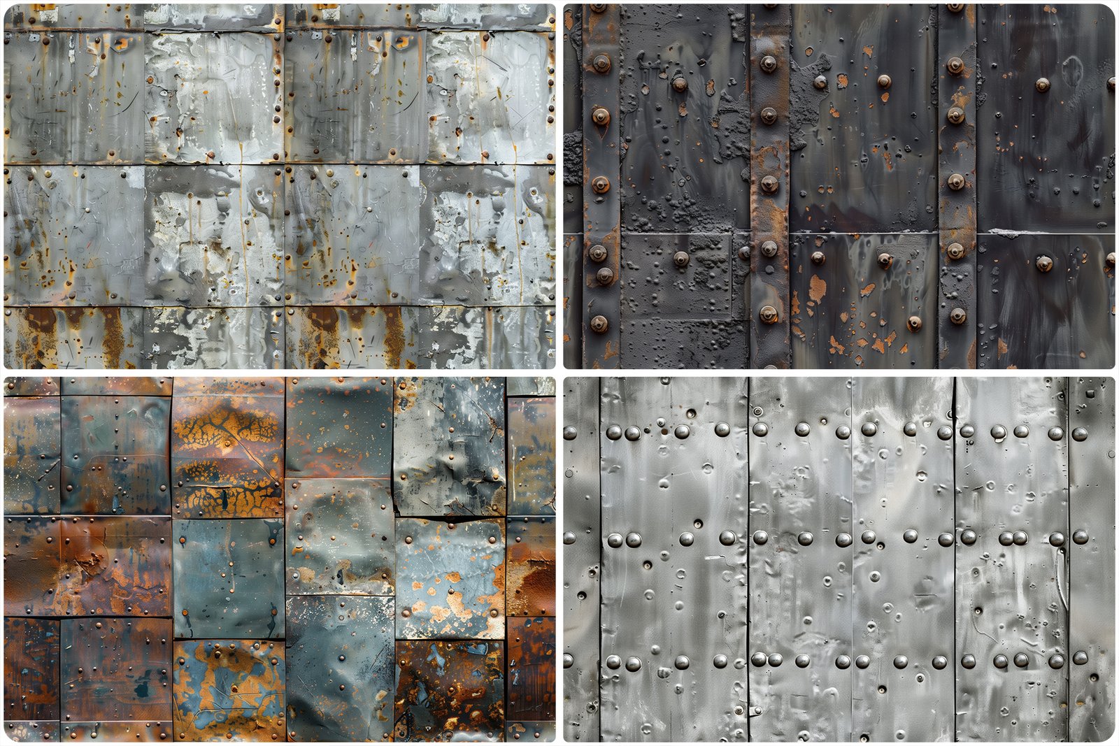 30 Metal Wall Texture Backgrounds