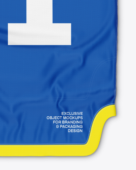 Basketball Jersey Mockup - Back View