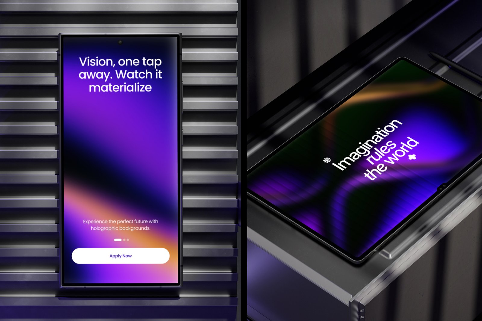 Holographic Background Set