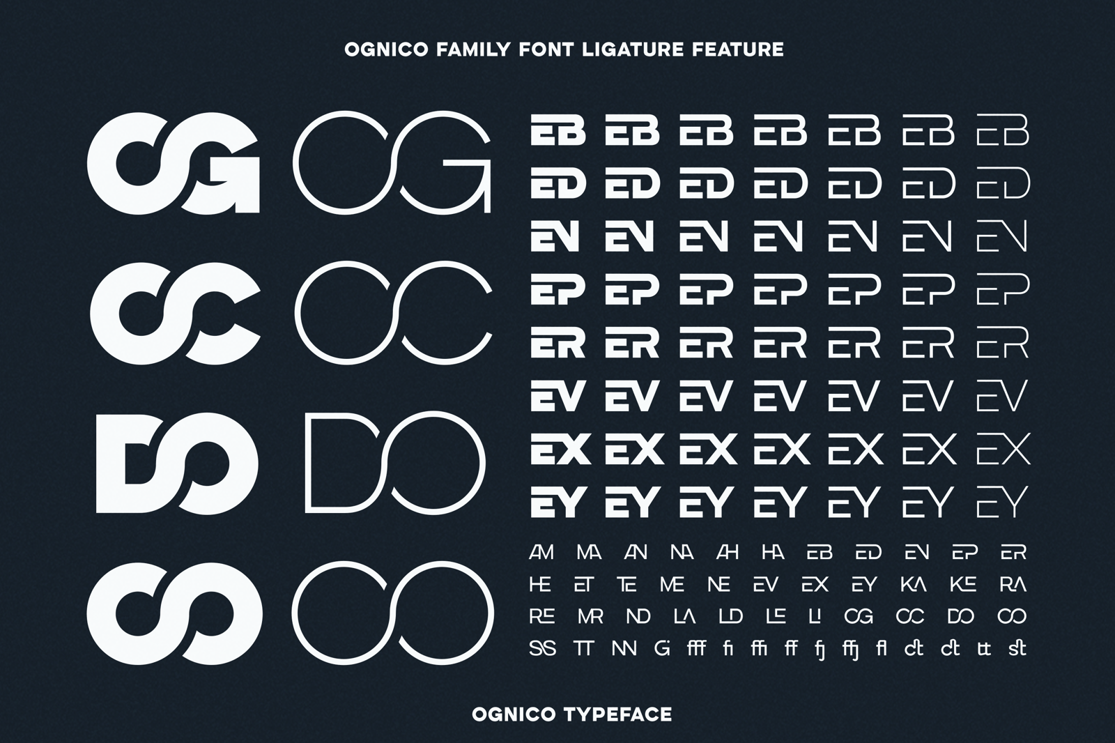 Ognico - Display Sans-Serif Font
