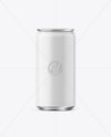 330ml Aluminium Can with Matte Finish Mockup