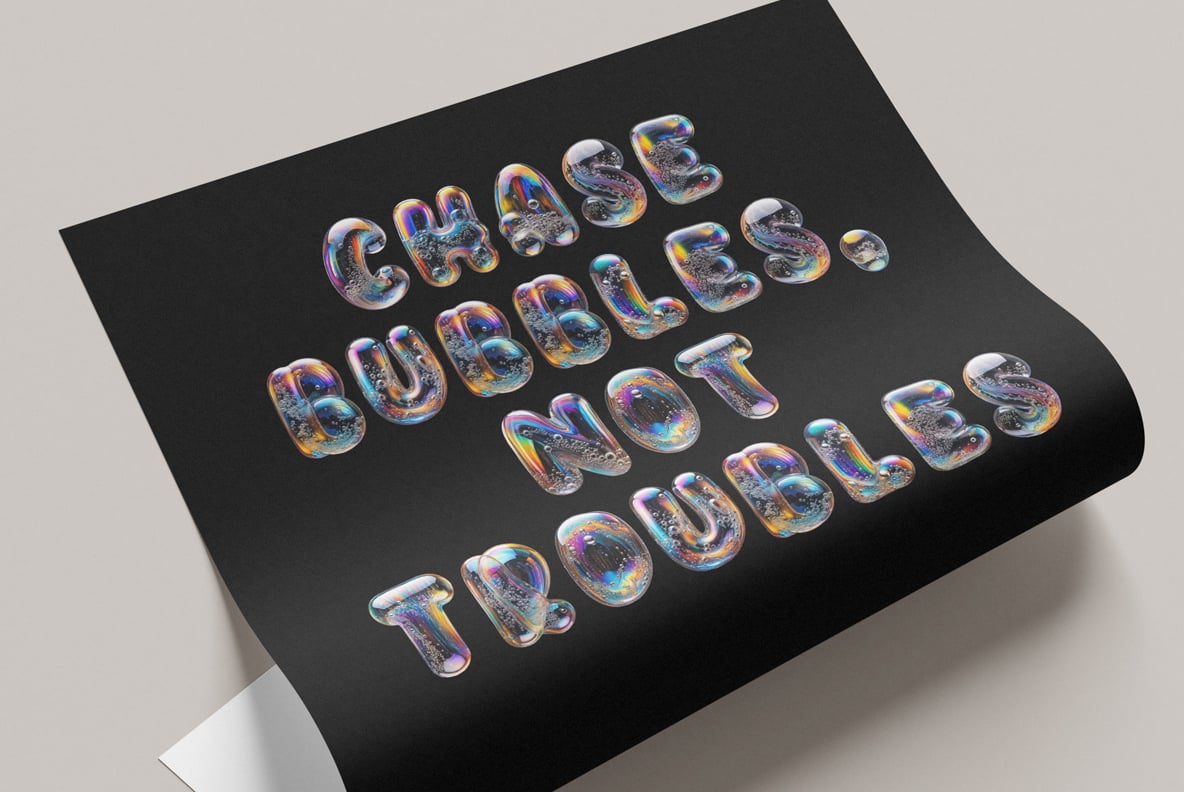 BubbleLuxe Font