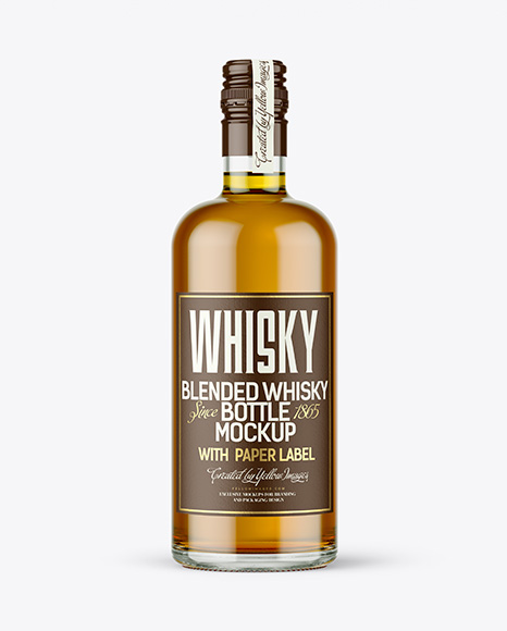 Whiskey Bottle Mockup - Packaging mockups