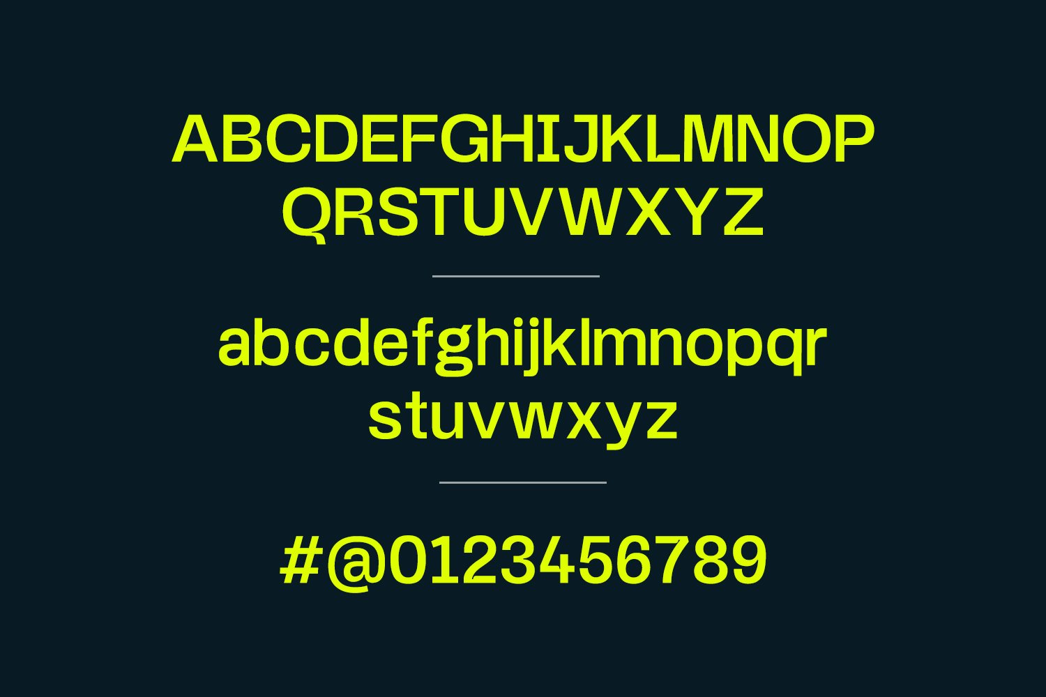 Bonston Display Typeface