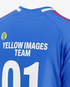 Long Sleeve Soccer Jersey Mockup - Back View