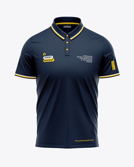Men's Polo Shirt Mockup - Premium PSD Mockups