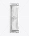 Matte Metallic Snack Package Mockup