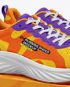 Running Shoes on Shoe Box Mockup