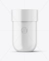 Matte Cosmetic Jar Mockup