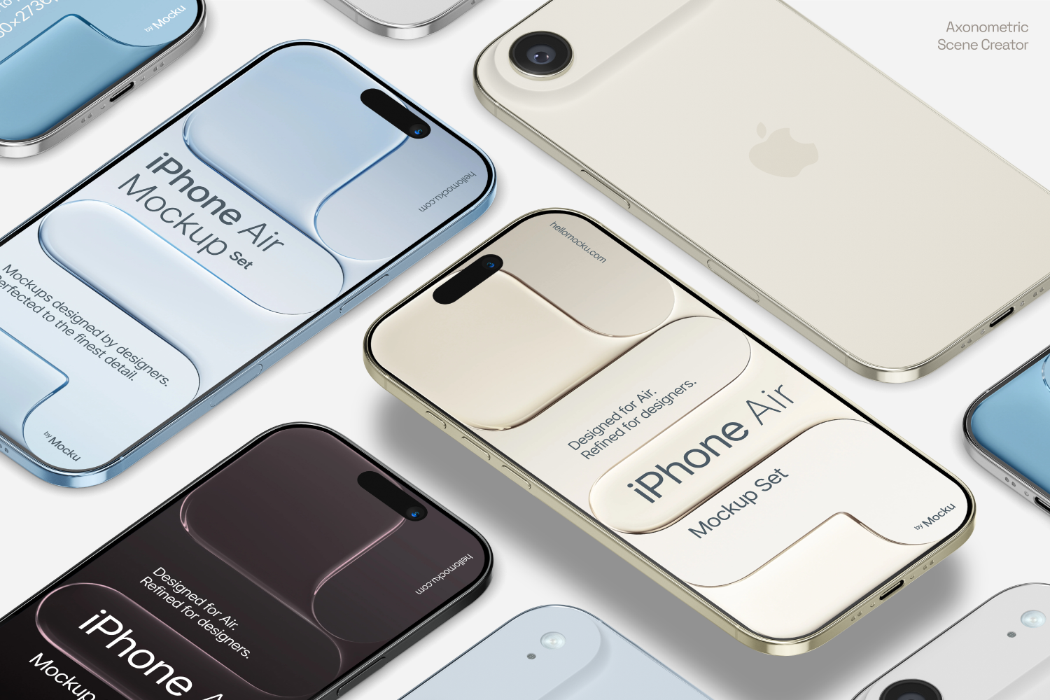 iPhone Air Mockup Set