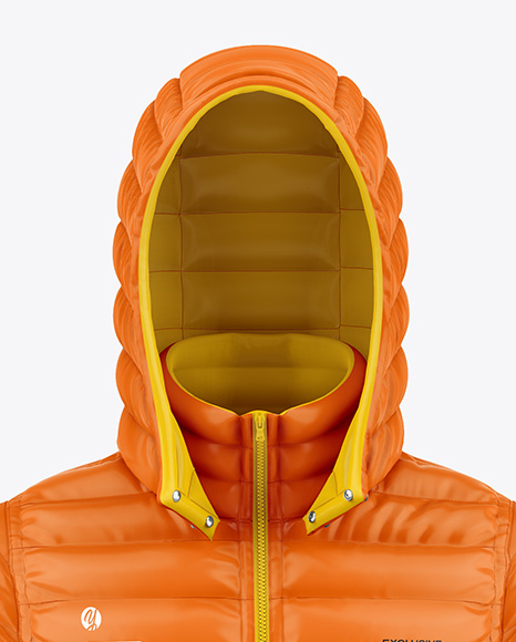 Glossy Down Jacket Mockup