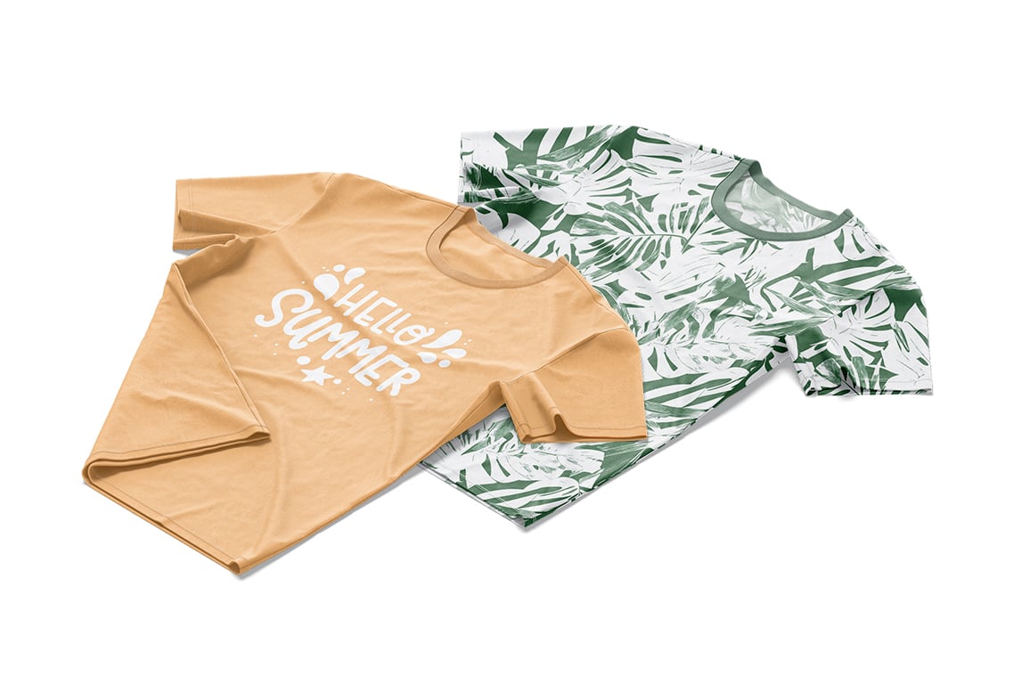 Crumpled T-Shirt Mockup