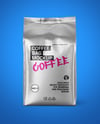 Metallic Coffee Bag with Valve Mockup