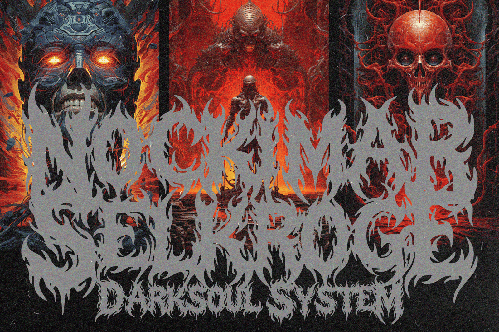 AEGON SHADOW — Hardcore Black Metal Font