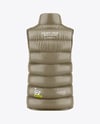 Glossy Down Vest Mockup