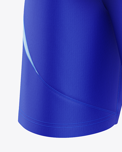 Training Short Sleeve Kit Mockup - Back Half Side View