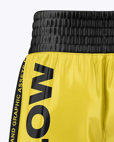 Boxing Shorts Mockup - Back View