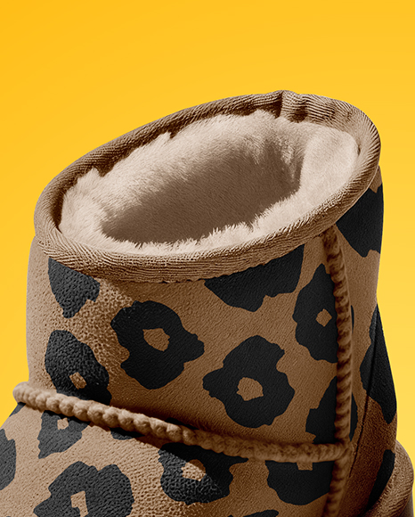 Pair of Women's UGG Boots Mockup