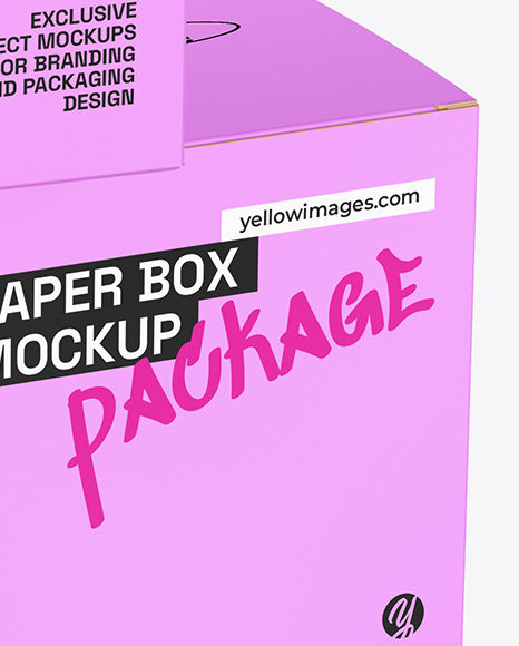 Three Paper Boxes Mockup