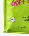 Metallic Coffee Bag Mockup