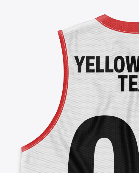 Basketball Jersey Mockup - Back View