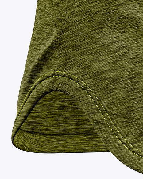 Women's Melange Tank Top Mockup - Half Side View