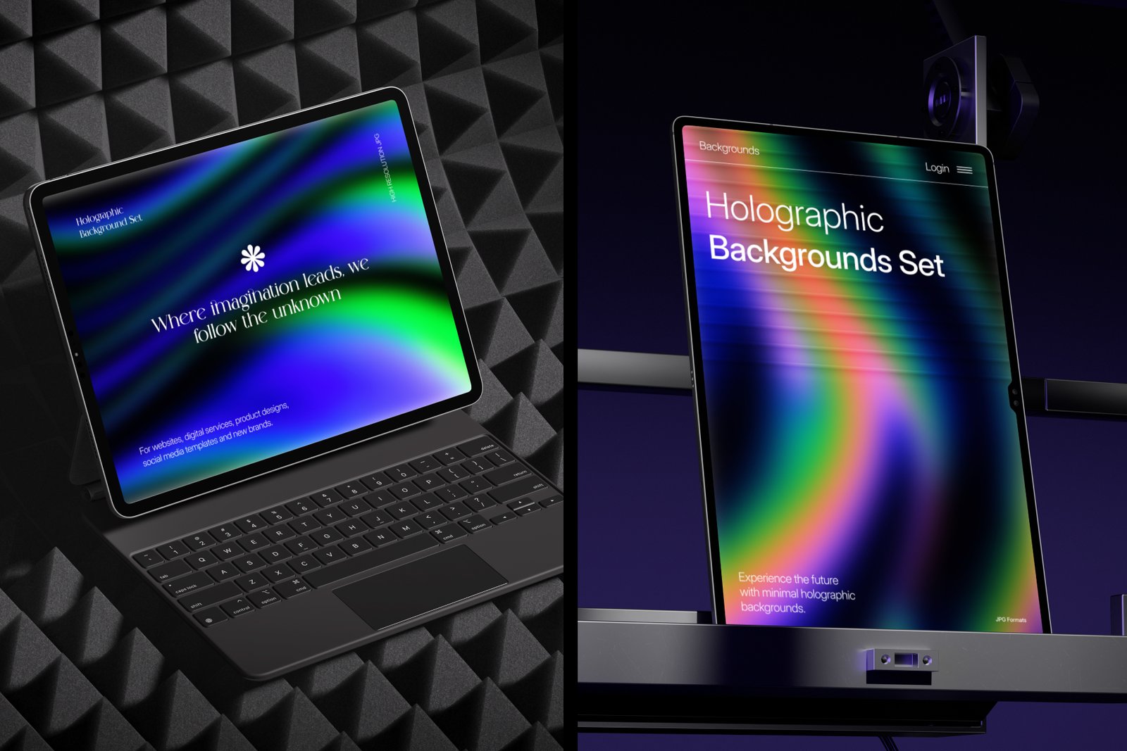 Holographic Background Set