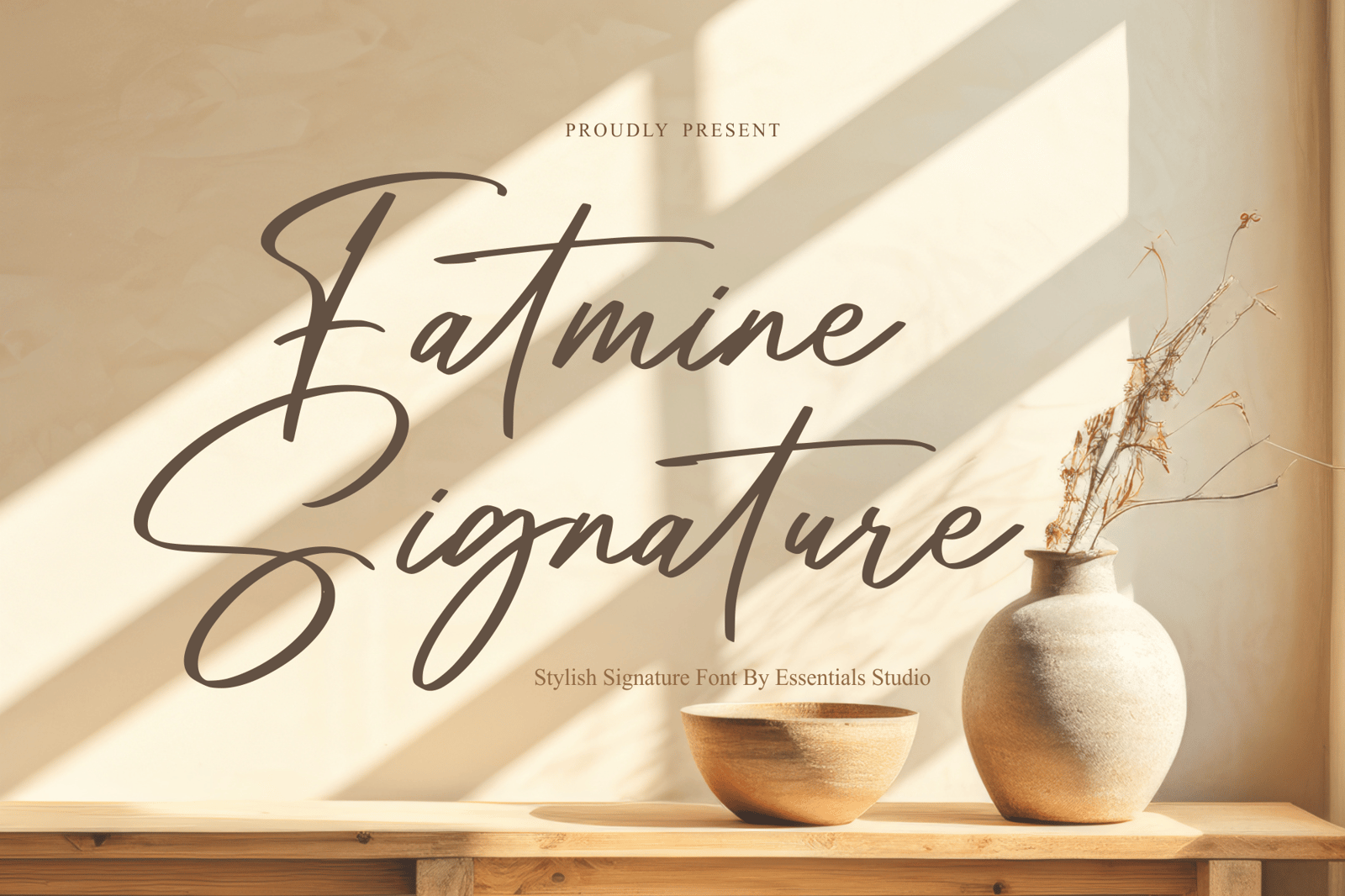 Fatmine Signature - Signature Font