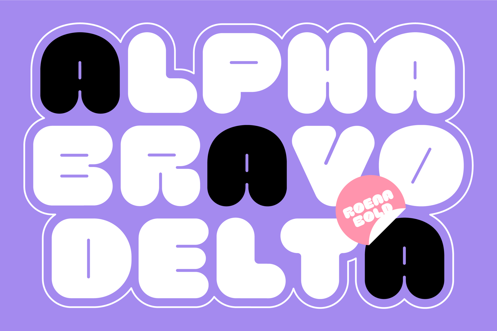 Roena - Bold Font