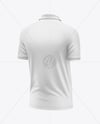 Men's Short Sleeve Raglan Polo Mockup