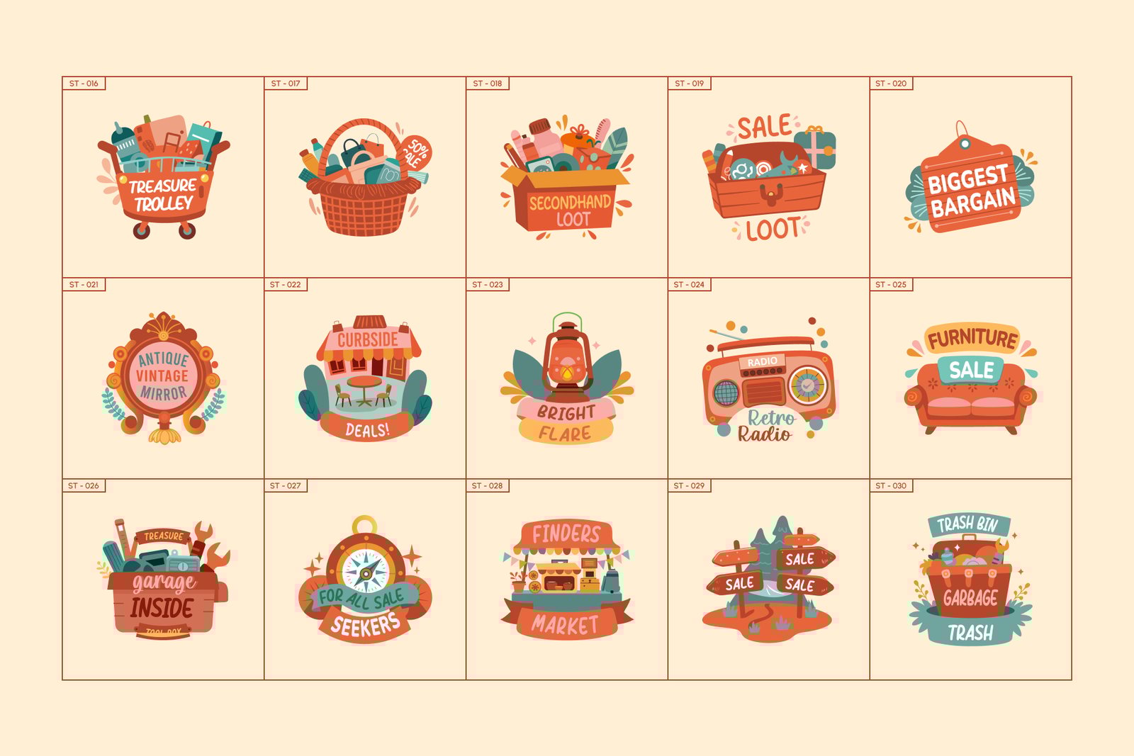 Garage Sale Stickers