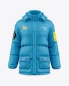 Men's Down Jacket Mockup - Front View