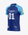 Soccer Jersey Mockup - Half Side View