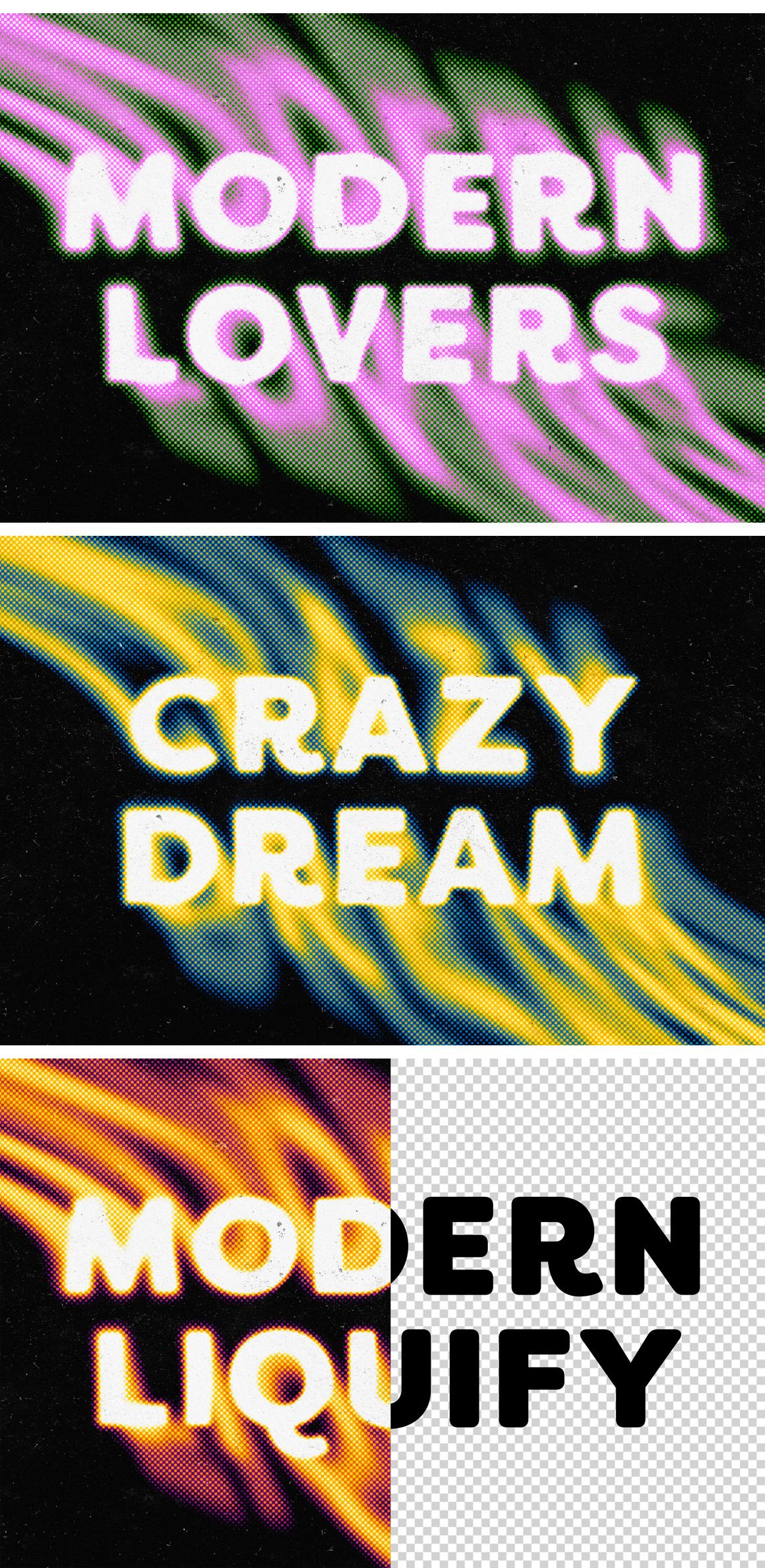 Twisted Liquid Text Effect