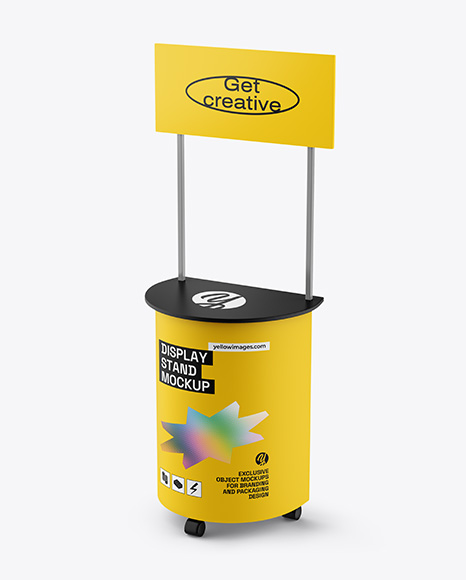 Display Stand Mockup - Storefront mockups